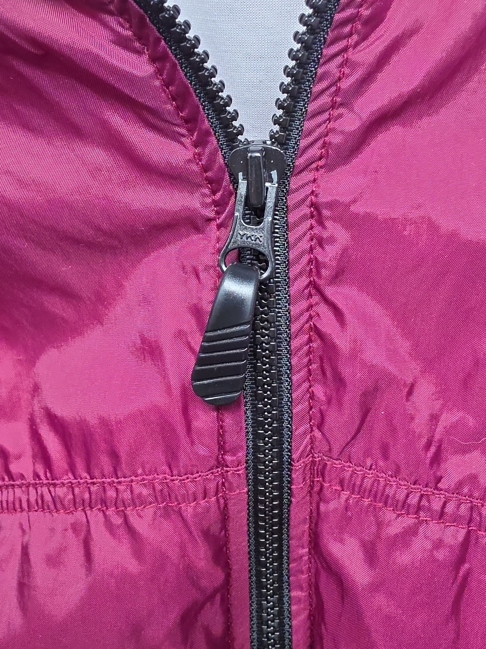 Nike Women's Burgundy Colorblock Windbreaker Jacket - Picture 5 of 11